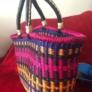 Handwoven Oval shaped shopper bags